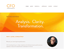 Tablet Screenshot of cfohr.com